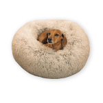 Best Friends by Sheri Calming Donut Dog Bed
